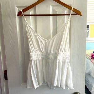 O’Neill white flowy tank